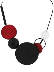 Collier en résine léger fait main, bijoux de mode personnalisés, pendentif artisanal en résine, cadeau minimaliste - Product Image 1