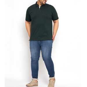 Stylish men polo shirt slim fit cotton fabric breathable short sleeve modern design perfect for casual wear office look and sale - Product Image 4