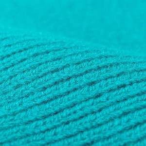 Gorro de lana estilo coreano sin borde, negro, para invierno, tipo beanie, cálido, con protección para las orejas, tejido. - Product Image 2