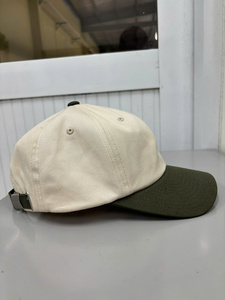 Casquette de baseball pour adulte en coton bicolore non structurée à 6 panneaux, avec logo personnalisé, fabriquée en grande usine au Vietnam, idéale pour les voyages et les activités de plein air - Product Image 3