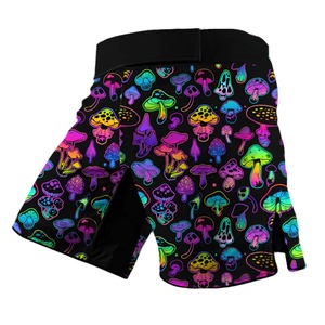 Pantalones Cortos de Kick Boxing y MMA para Hombre, Hechos a Medida, de Poliéster, con Abertura Lateral, Estampado por Sublimación, Corte Largo, Marca Fortleo - Product Image 4