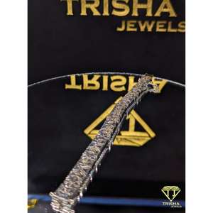 Luxury Iced Out <b>Bracelet</b> VVS Moissanite Diamonds with 925 Sterling <b>Silver</b> Hip Hop <b>Men</b> Jewelry By Trisha Jewels - Product Image 2