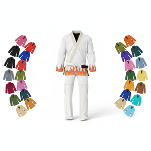 Uniforme de Jiu Jitsu para Adultos y Niños, Kimono Brasileño de BJJ para Entrenamiento de Artes Marciales, Algodón Grueso, OEM, ODM, Venta al por Mayor, Logotipo Personalizado - Product Image 1