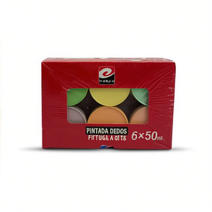 Peinture pour Doigts Macarons 50ML – Kit de Dessin pour Enfants – Jouets de Peinture au Doigt - Product Image 1