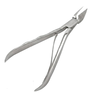 Coupe-ongles professionnel en acier inoxydable à mâchoires plates et lame tranchante, outil de manucure pour cuticules, pour usage adulte, par le fabricant - Product Image 1