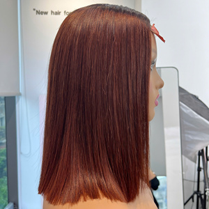 Peluca de cabello humano de color marrón degradado Cabello humano vietnamita crudo Hueso de alta calidad Recto Super Doble dibujado - Product Image 6