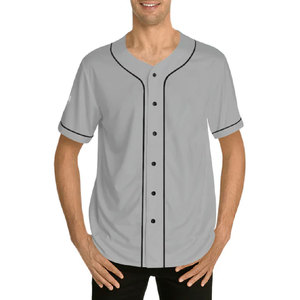Dernier design 2026 Maillot de baseball vierge en gros, 100% polyester, pour hommes, à prix bas, service OEM - Product Image 1