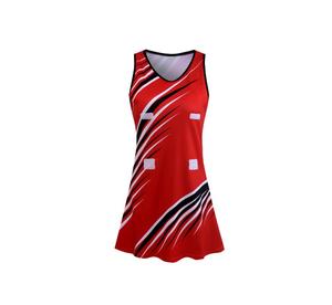 Hot Sale Women's Sports <b>Dress</b> Uniform Adults Breathable Netball Tennis Gear Digital Printing Nylon/Cashmere Anti-Bacterial Quick - Product Image 3