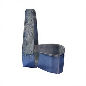 Estribos occidentales brillantes en material de aluminio - Product Image 1