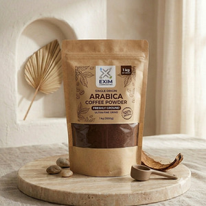 กาแฟอาราบิก้าพรีเมียมบดละเอียด 1 กก. - เมล็ดกาแฟแท้ 100% ขายส่งจำนวนมาก ราคาโรงงาน เกรดส่งออก พร้อมใช้ อายุการเก็บรักษายาวนาน - Product Image 1