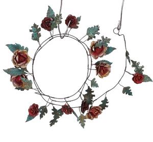 Guirnalda de Flores para Decoración de Fiestas, Lujosa Decoración Navideña Personalizada, Multicolor, de Lámina de Hierro, Moderna, Colgante - Product Image 2