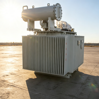 Transformateur triphasé immergé dans l'huile 1000kVA-2500kVA Dyn11 à faible perte de puissance, avec changeur de tension à froid, transformateur de distribution de puissance IEC