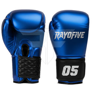 ถุงมือชกมวยสำหรับผู้ใหญ่ถุงมือหนังแบบมืออาชีพที่มีความชื้นและปิดด้วยตะขอและห่วง - Product Image 4