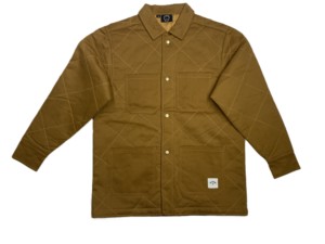 Custom Men Heavyweight 100% cotton Canvas | Cotton Twill jacket for winter collar down unisex padded <b>button</b> down Coat - Product Image 3