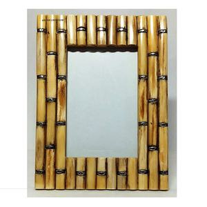 Marco de fotos con incrustaciones de hueso hecho a mano, soporte decorativo para fotos de trabajo de hueso de estilo Vintage para decoración de hogar y oficina - Product Image 1