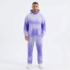 Survêtement à manches longues fabriqué au Pakistan, taille plus, polyester et coton, pour homme, vêtements de sport, tenue d'entraînement - Product Image 4