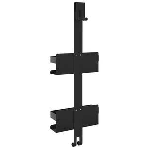 Étagères de salle de bain suspendues en acier inoxydable 304 brossé noir mat - Product Image 6