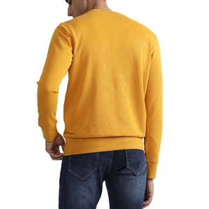 Factory-Made Custom Logo Printed Men's Crew Neck Sweatshirt 100% Cotton Pullover Autumn O-Neck Hoodies - Product Image 1