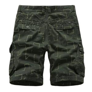 Pantalon cargo décontracté multi-poches respirant pour homme, short cargo en coton personnalisé pour l'extérieur, séchage rapide, vêtements de rue pour homme - Product Image 4