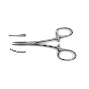 Pinces hémostatiques micro-vasculaires OEM Premium STR CVD en acier inoxydable, instrument chirurgical, pince à vaisseaux fins CE - Product Image 5