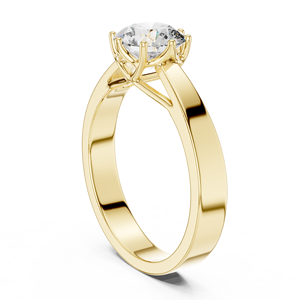 Anillo de Boda de Plata de Ley 925 con Moissanita de Primera Calidad - Product Image 3
