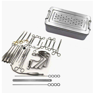 Proveedor Directo de Fábrica, Juego de Instrumentos Quirúrgicos Reutilizables de Acero Inoxidable para Amigdalectomía y Adenoidectomía, 30 Piezas - Product Image 5