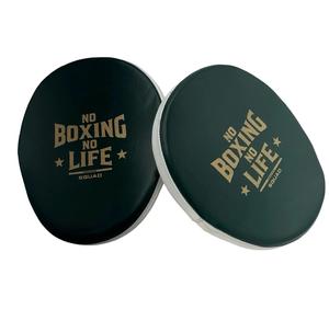 Guantes de Entrenamiento de Precisión de Primera Calidad, Sin Boxeo No Hay Vida, MMA/Kick Boxing, Cuero Vacuno Genuino, Blanco/Rojo/Verde - Product Image 3