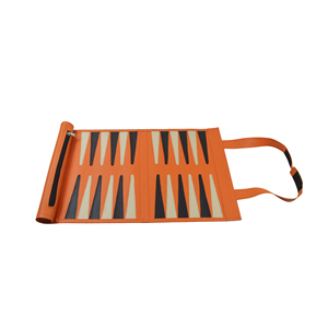 Atractivo Juego de Backgammon Enrollable de Cuero de Alta Calidad, Lujoso y de Gran Demanda, para Deportes y Entretenimiento Familiar - Product Image 2
