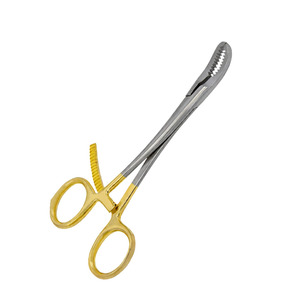 Pinzas Quirúrgicas para Sujeción de Huesos DETAIN IMPEX, Acero Inoxidable, Diseño Curvo con Trinquete, Clase II, Instrumento Manual, Certificado CE - Product Image 2