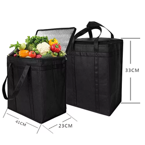 Premium Leakproof Meal Prep Bag Durable Thermal Food Carrier with Adjustable Shoulder Strap and Mesh Side Pockets - Product Image 5