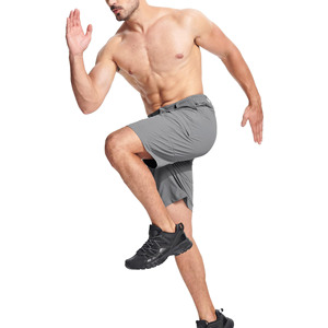 Pantalones cortos de senderismo para hombre a precio económico, pantalones cargo para exteriores con logo personalizado, camisa de senderismo informal de secado rápido y teñido liso para hombre. - Product Image 5