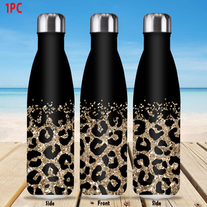 Botella de Agua Deportiva Personalizada, Reutilizable, Portátil, de Doble Pared, de Acero Inoxidable, Tipo Cola, para Viajes - Product Image 1