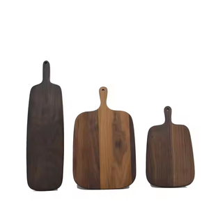 Planches à découper rectangulaires en bois de noyer, écologiques et antibactériennes, en bambou, vente en gros - Product Image 3