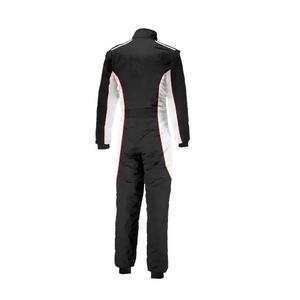 Combinaison de karting noire personnalisée pour adultes - Combinaison de course automobile professionnelle avec logo personnalisé, coupe confortable et utilisable en toutes saisons - Product Image 5