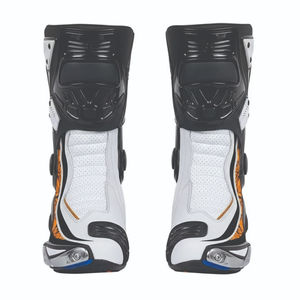 Bottes de moto en cuir de haute qualité, imperméables, personnalisées en usine, respirantes, pour motards, course, qualité professionnelle - Product Image 6