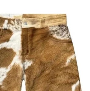 Shorts de Cuero Vacuno Premium para Mujer, Cintura Alta, Cuero Genuino, Estilo Moderno, Casual, Diseño Boutique, Proveedor OEM - Product Image 3