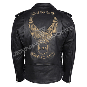 Motorcycle Custom Logo Design Genuine Cowhide Leather <b>Jackets</b> <b>Racing</b> <b>Jackets</b> with Protector's Motorbike Rider Safety <b>Jackets</b> - Product Image 5