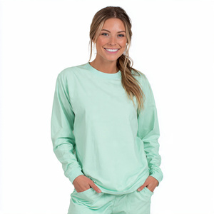 Chemises à manches longues en tricot personnalisées à porter sous les blouses, extensibles, ajustées, respirantes, confortables, uniforme médical - Product Image 5