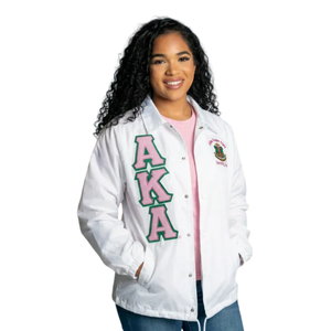 Luxury Women's Double Stitched Embroidered Jacket Windproof Lightweight Zip Front Casual Outdoor Wear <b>Coat</b> <b>Top</b> - Product Image 4