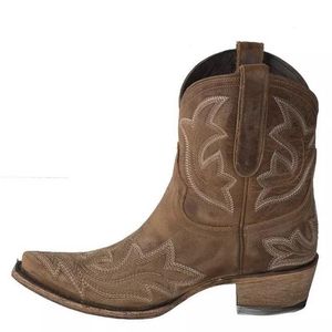 Botas de equitación de cuero bordado exclusivas con costuras color verde azulado, diseño occidental, impermeables, con cremallera, para hombre y mujer - Product Image 5