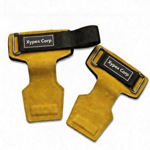 Guantes Protectores de Palma de Cuero Vacuno de 7mm Personalizados para Levantamiento de Pesas y Entrenamiento de Potencia - Protección Profesional con Agarre Antideslizante - Product Image 1