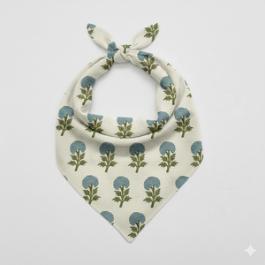 ผ้าคลุมศีรษะลายดอกไม้แบบชาวชาวชนเผ่าจากเมืองชัยปุระ ผลิตภัณฑ์เสื้อผ้าสตรี ร่วมผลิตโดยพันธมิตร - Product Image 1