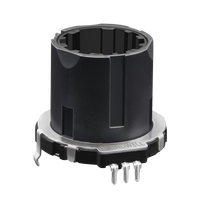 Encodeur mécanique à arbre creux EC28 28 mm pour l'électronique automobile, rotatif, avec alimentation 5 V et durée de vie de 10 000 cycles