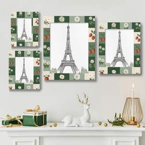 Cadre photo personnalisé avec impression d'image HD, cadre mural en bois pour décoration intérieure par la collection artisanale - Product Image 1