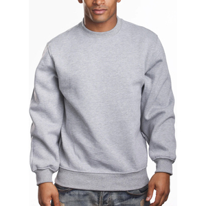 Sudadera de cuello redondo para hombre, de tela suave, algodón y felpa, estilo casual, holgada, para uso diario. - Product Image 3