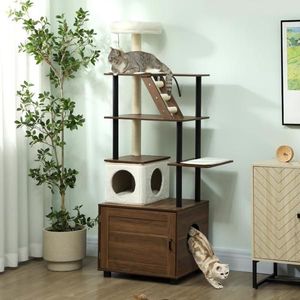 Albero di gatto Premium & Scratcher per il divertimento felino e l'esercizio - Product Image 1