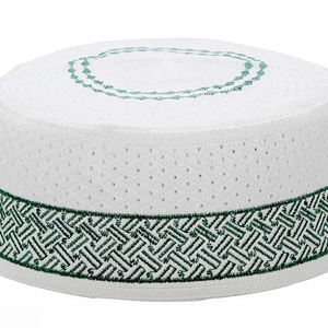 Chapeau de prière pour homme de haute qualité, en coton doux et respirant, Kufi Taqiyah, fournisseur en gros, respectueux de l'environnement - Product Image 4