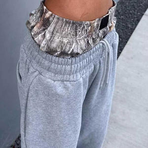 IRON ELEPHANT Men's High Waist Formal Drawstring Sweatpants Follow Your Heart Print Eco-Friendly Windproof Breathable 100% - Product Image 4
