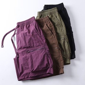 Hot Sale Baggy Cargo Shorts Men Custom Logo Buckle <b>Strap</b> Pockets With Drawstrings For Sale Men's Cargo Casual Shorts - Product Image 6