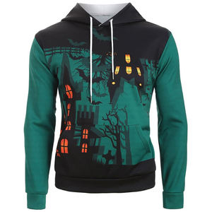 เสื้อฮู้ดดี้แบบมีเชือกผูก สำหรับใส่ลำลองกลางแจ้ง ผลิตจากผ้าฟลีซโพลีเอสเตอร์ 100% ราคาขายส่ง - Product Image 1